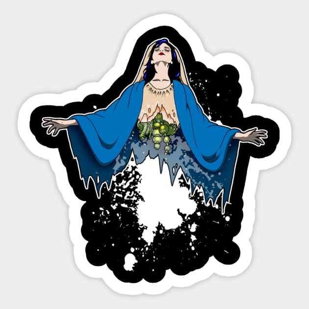 Synthetic Mary Sticker by yayzus